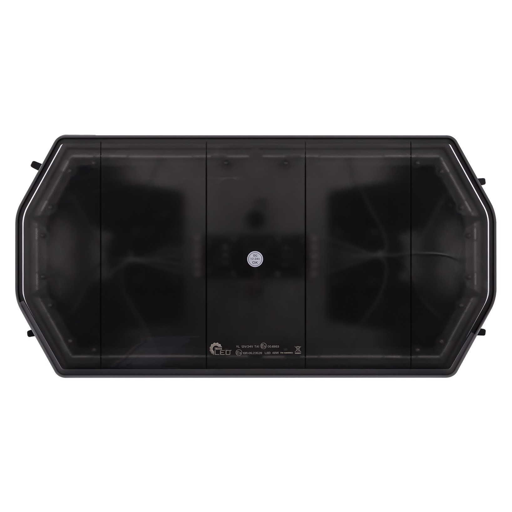 Advarselslysbjælke LED 585x295 mm R65 R10 DARK - Billede 4