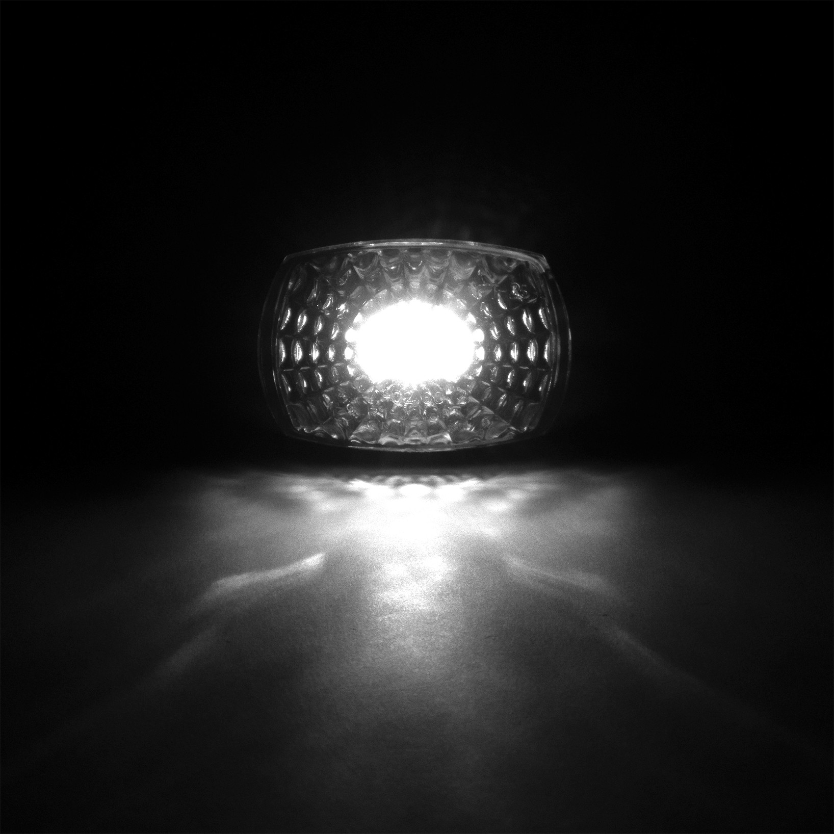 Sidemarkeringslygte, hvid LED