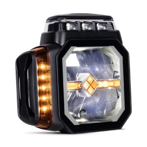 Fjernlys LED + tåge + opvarmet Lygteglas