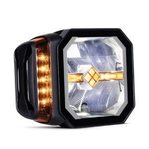 Fjernlys LED + opvarmet Lygteglas