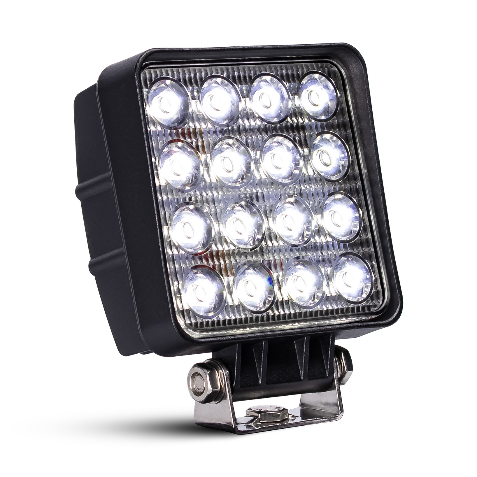 LED-arbejdslys 16x LED firkantet