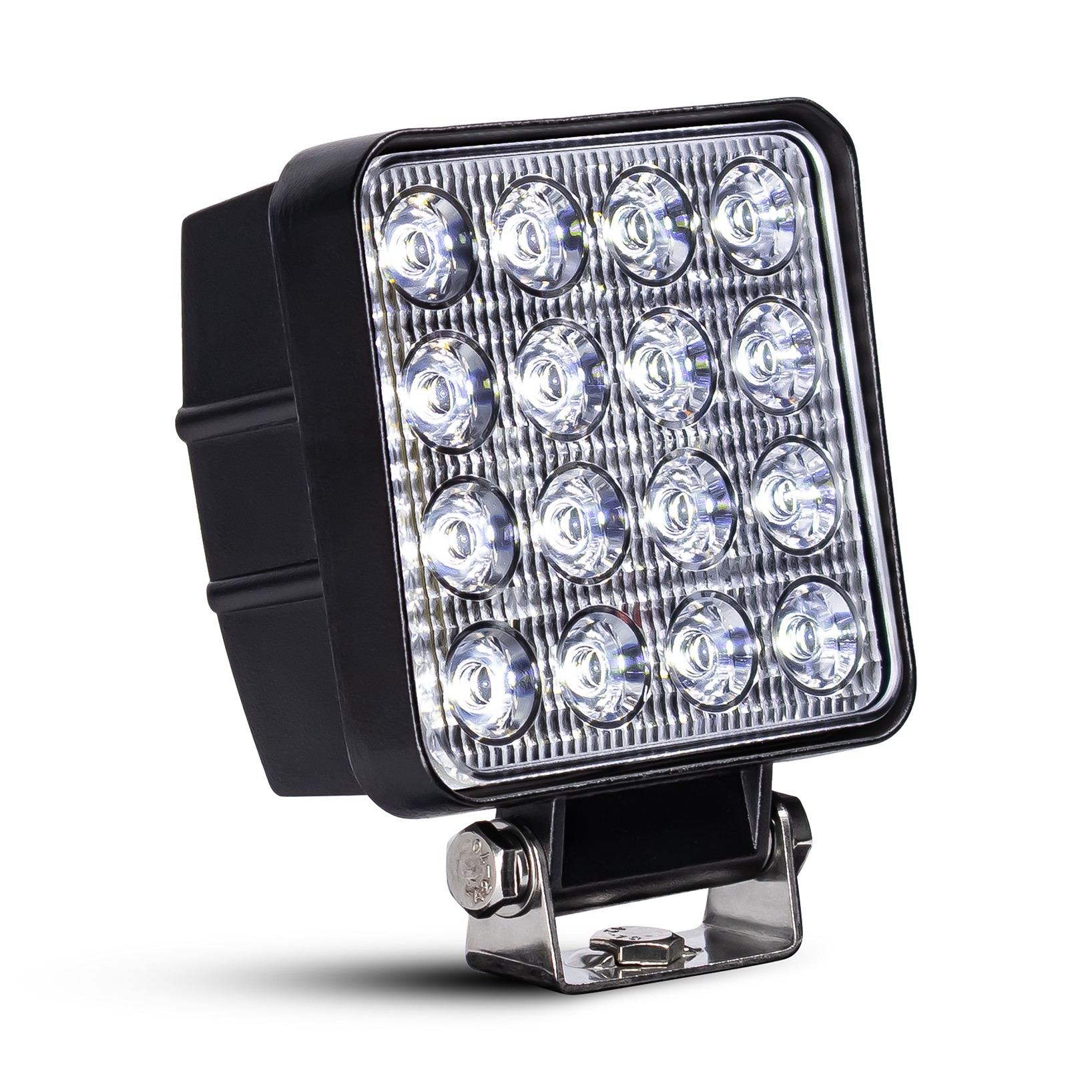 LED-arbejdslys 16x LED firkantet