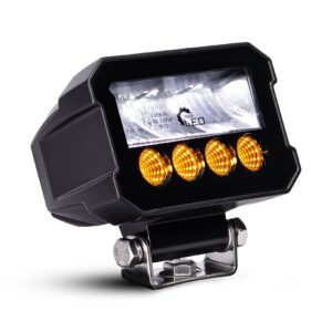 Fjernlys LED + strobo gul