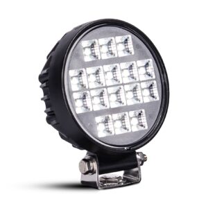 LED-arbejdslys 16x LED rund med kontakt