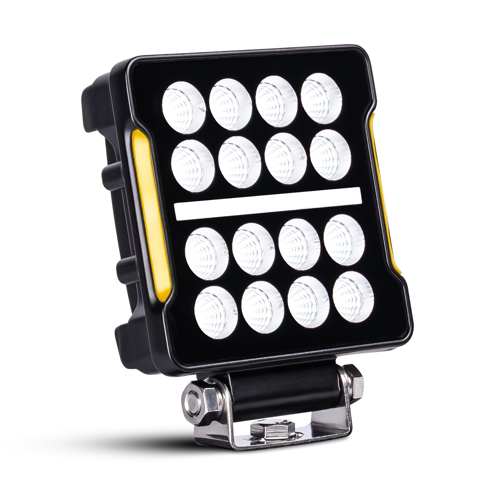 Arbejdslys firkantet 16xLED + LED-stribe