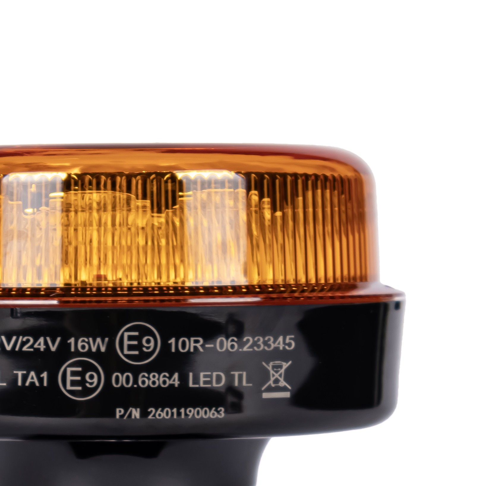 Advarselslygte 12x LED R65 R10 skrue 4 blinkmønstre