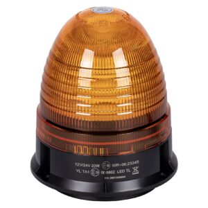 Advarselslygte 24x LED R65 R10 magnet 4 blinkmønstre