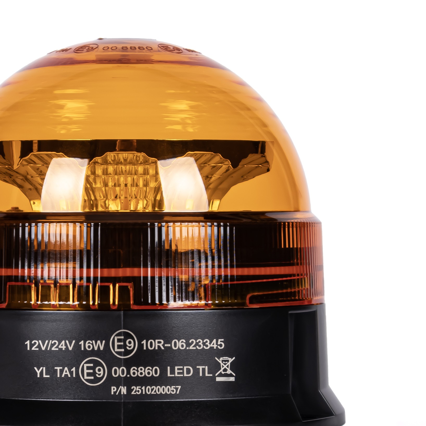 Advarselslygte 12x LED R65 R10 4 blinkmønstre