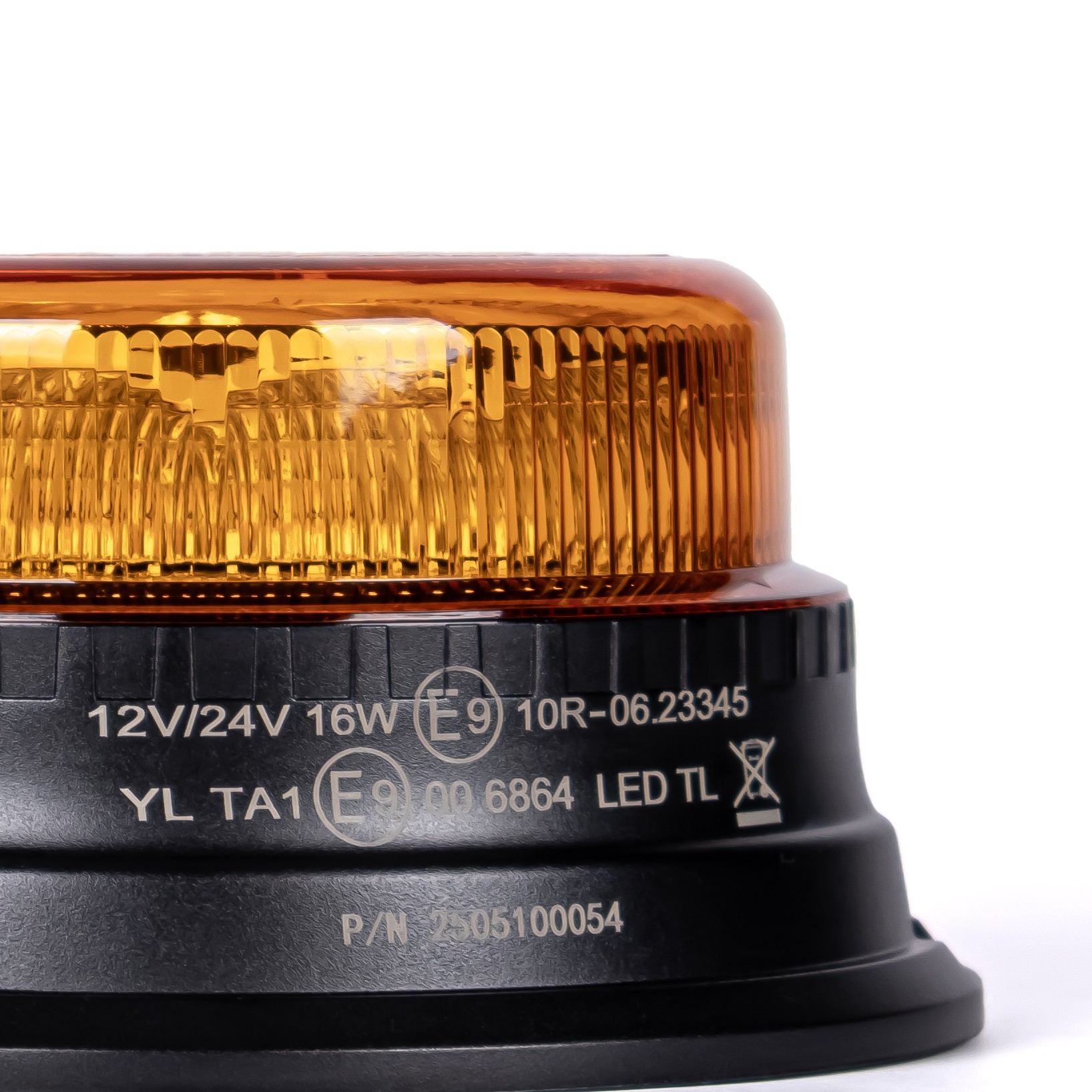 Advarselslygte 12x LED R65 R10 3 skruer 4 blinkmønstre