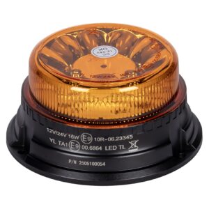 Advarselslygte 12x LED R65 R10 3 skruer 4 blinkmønstre