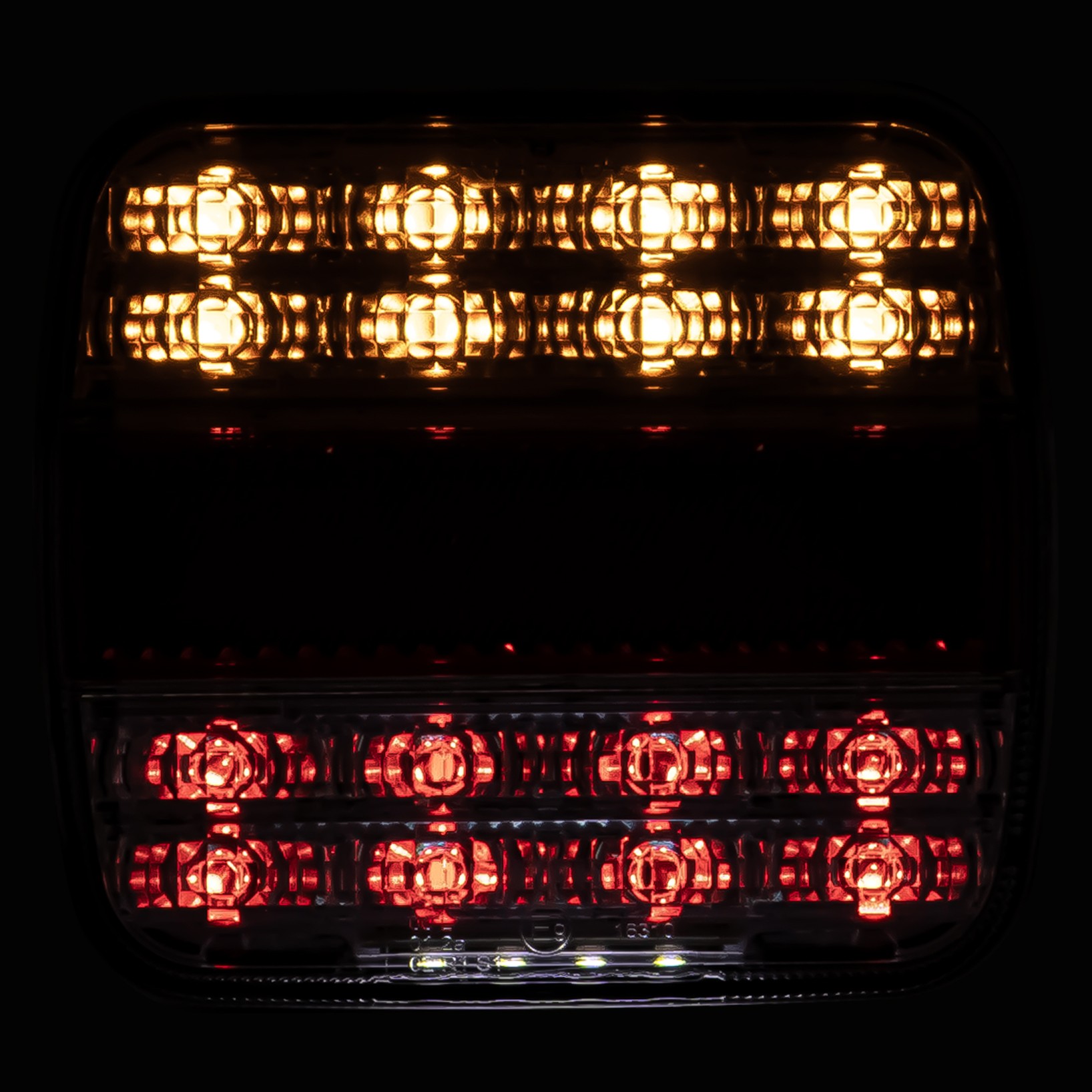 LED Baglygte hvid 12/24 V