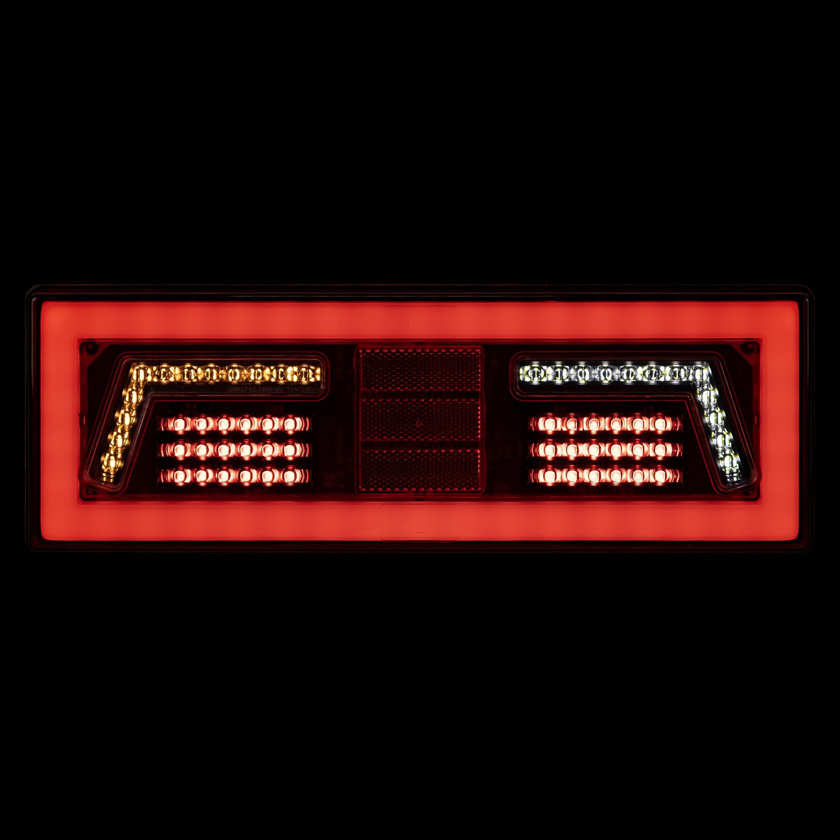 Kombineret baglygte KMR1 102 LED 12/24 V med c
