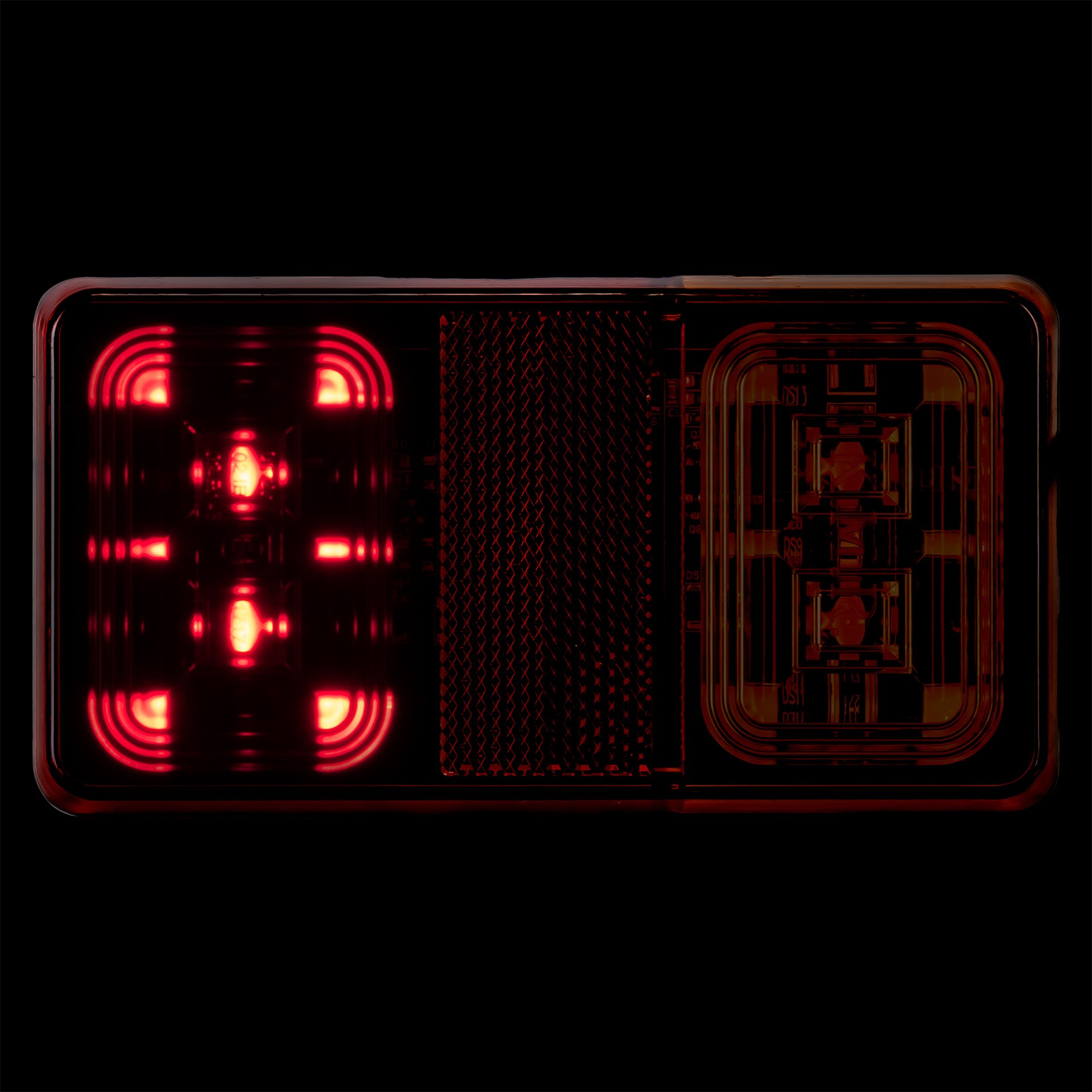 LED Baglygte 12/24 V, 16led