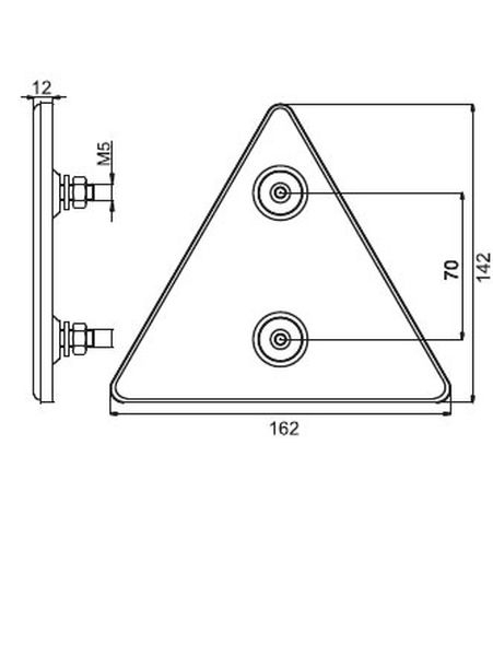 reflex warning trekant UT-150